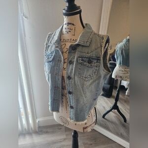 Stylish Denim Vest.